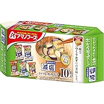 アマノフーズ 減塩いつものおみそ汁 5種120食セット アマノフーズ 減塩いつものおみそ汁 5種セット ( 10食入